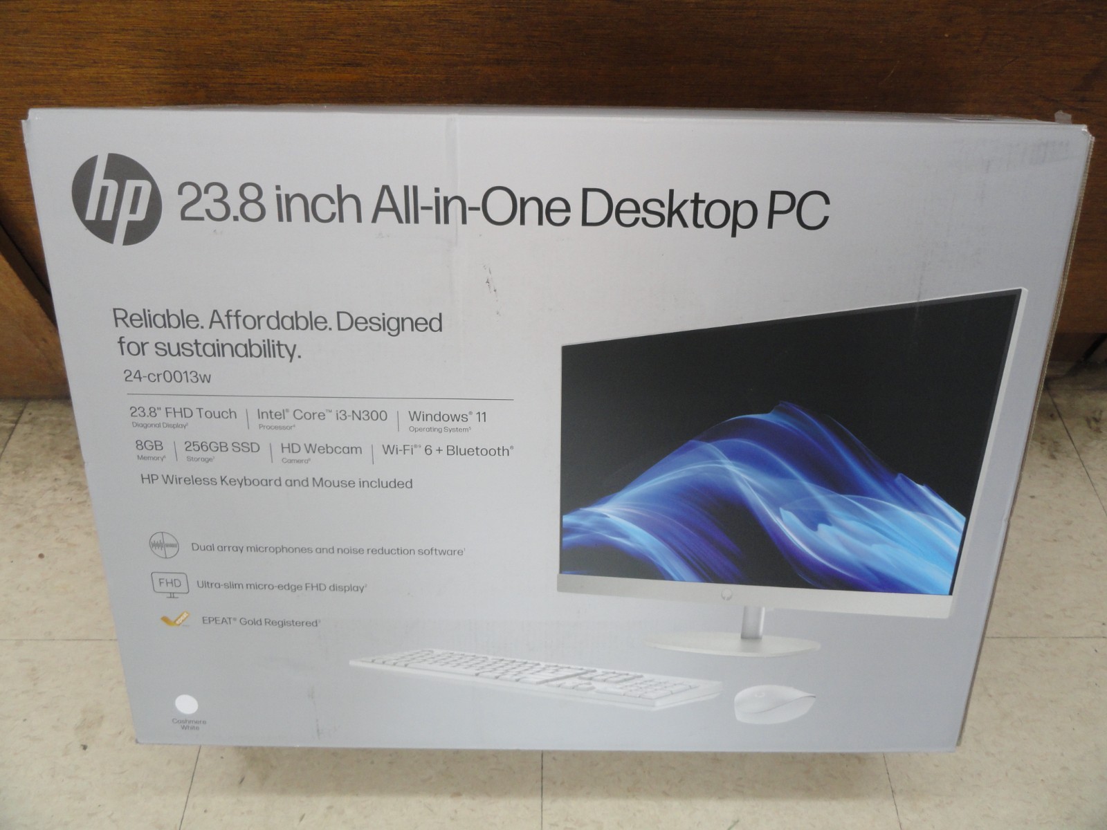 HP 24-CR0013W 23.8″ All-in-One Desktop PC Intel i3-N300 8GB RAM 256GB SSD – NEW!