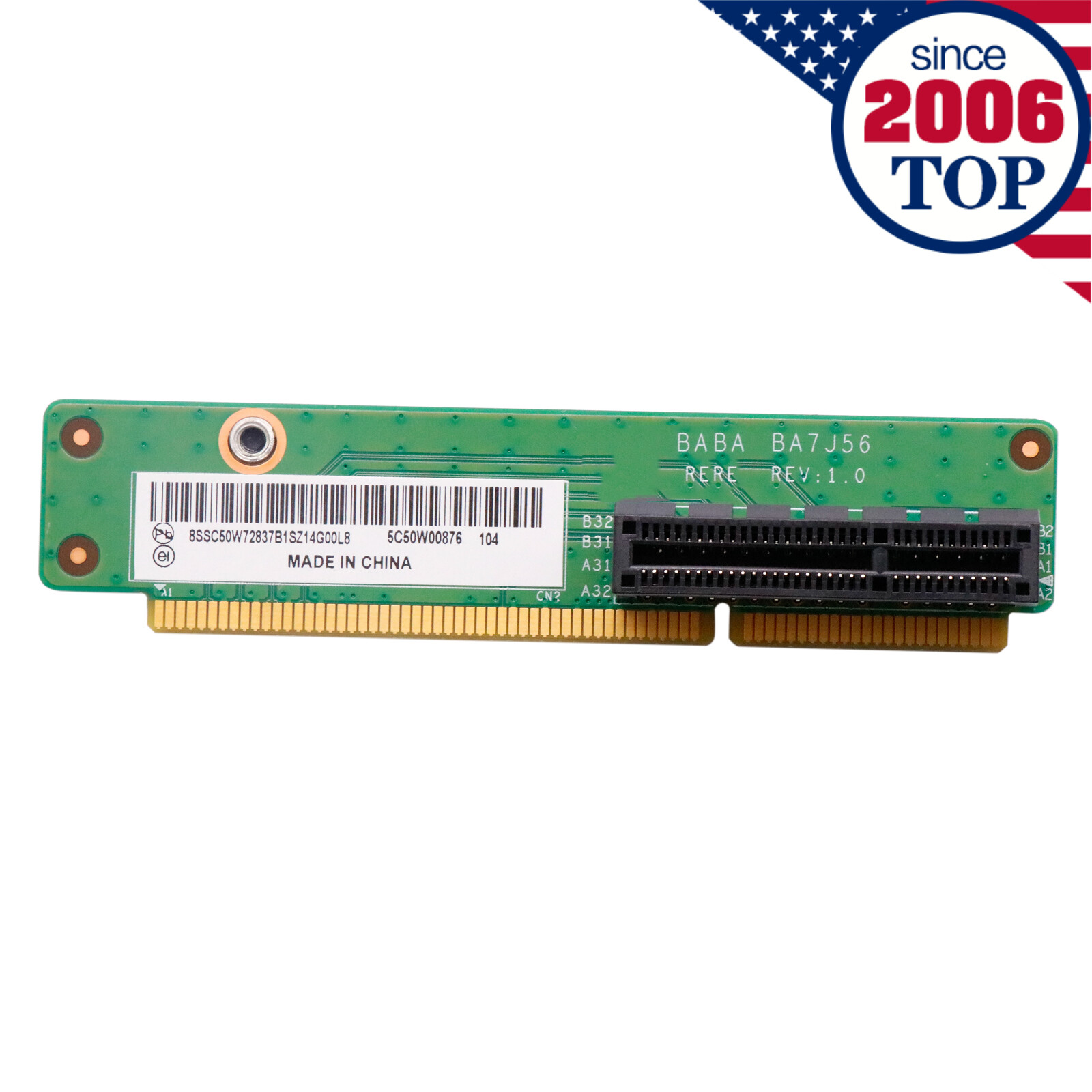 NEW PCIex4 Riser Expansion Card for ThinkStation P340 M90Q Tiny6 5C50W00876 US