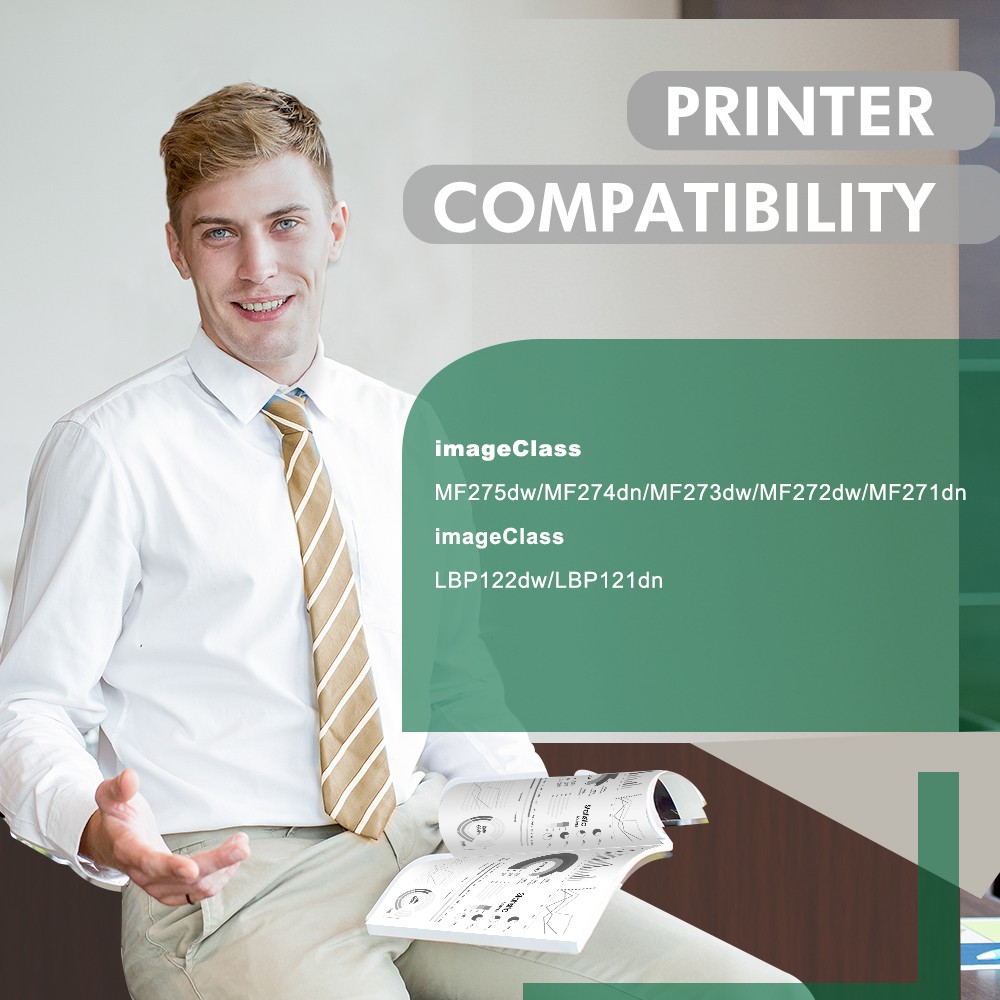 Compatible 071 Toner Cartridge with New Chip for Canon imageCLASS MF270 MF272dw