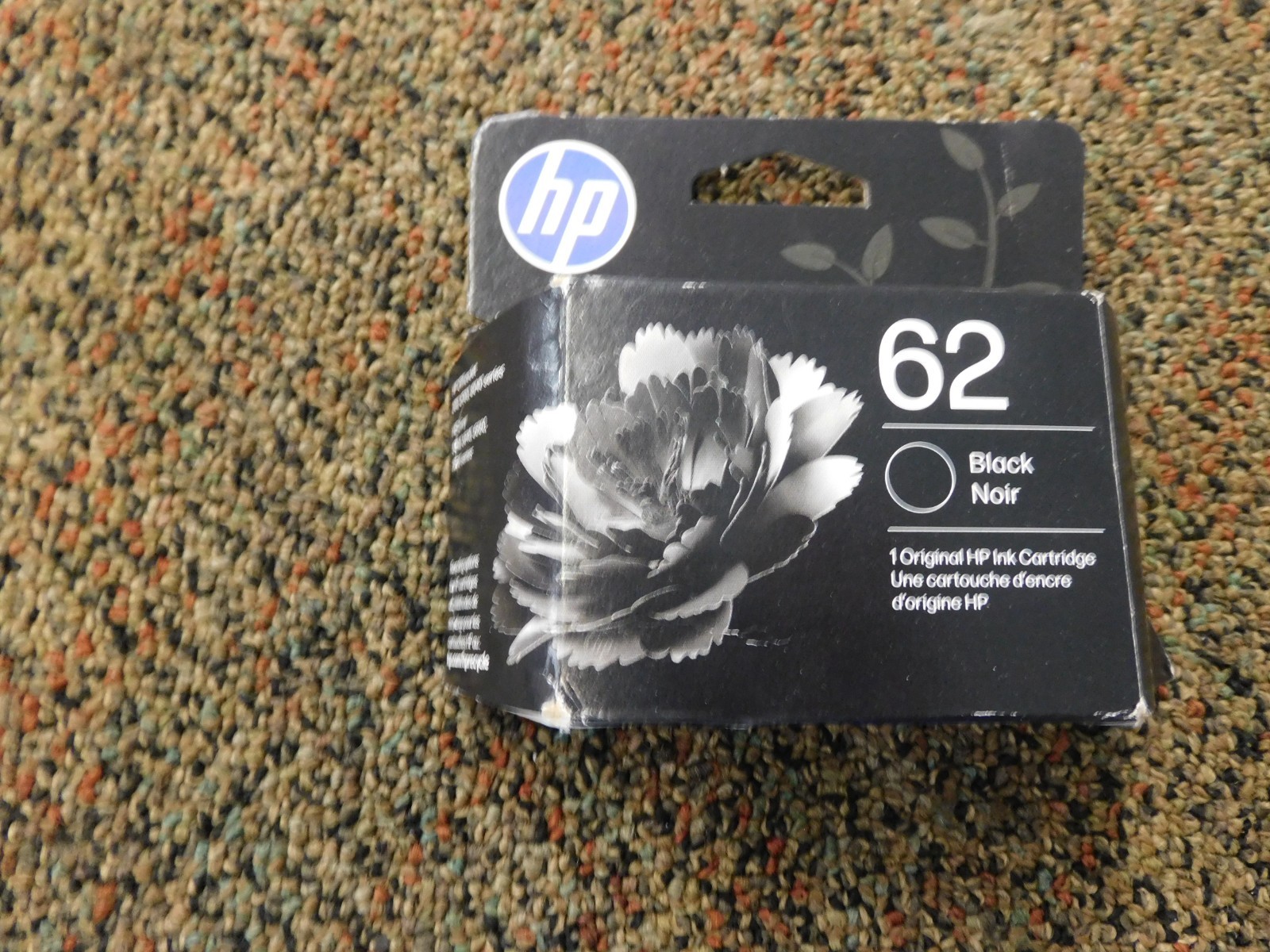 HP 62 Black Ink Cartridge Exp 2/2028
