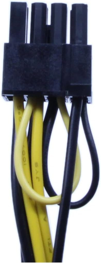zdyCGTime 15-Pin SATA Male to 8 Pin (6+2 Pin) PCI-Express Female Video Black