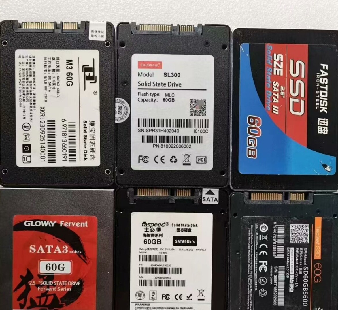 2.5in SSD Solid State Drive 30GB 32GB 60GB 64GB 120GB 128gb 240GB 256GB 512GB