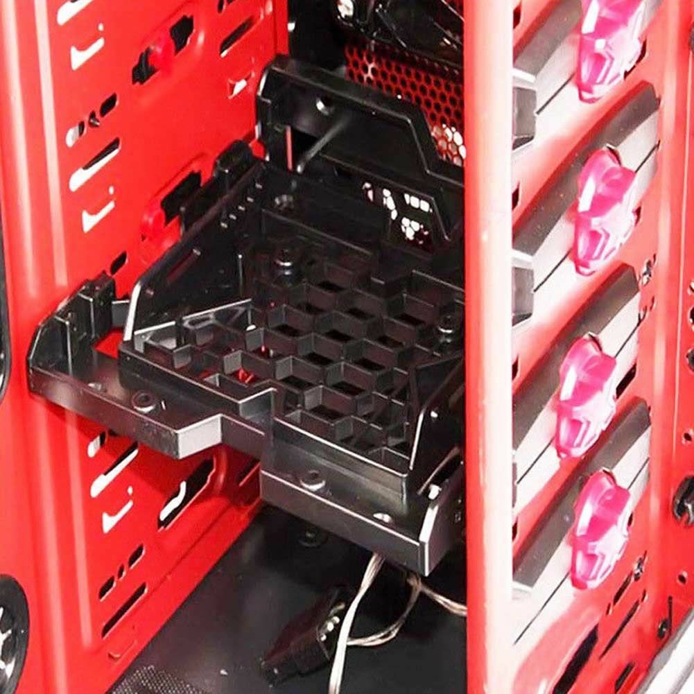 2.5″ / 3.5″ to 5.25″ Drive Bay Computer Case Adapter HDD Mounting Bracket SSD