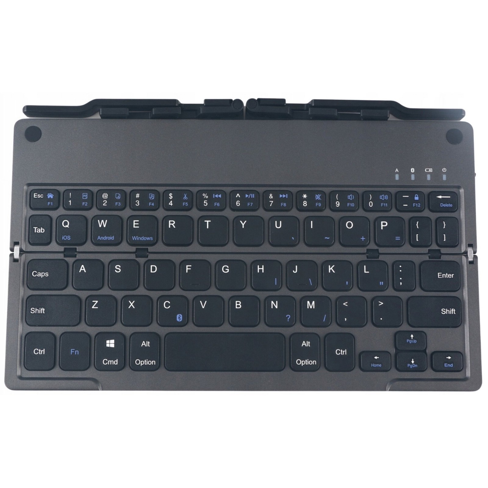 Mini Foldable Bluetooth Keyboard with Stand for Tablet iPad iPhone Android Phone