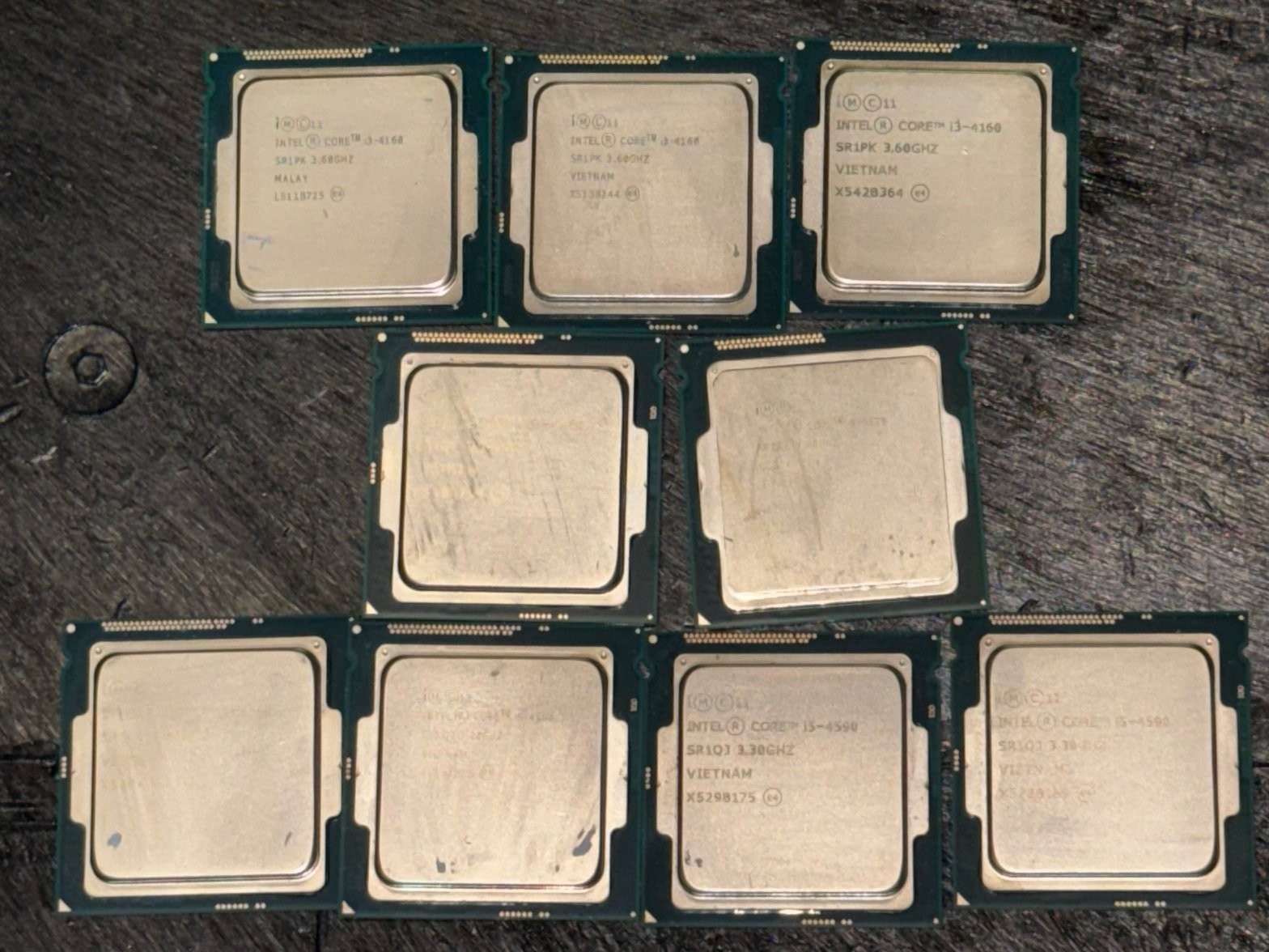 4th Gen Intel Core i3/i5 CPU Lot – i3-4160, i5-4590, i5-4670 Processors