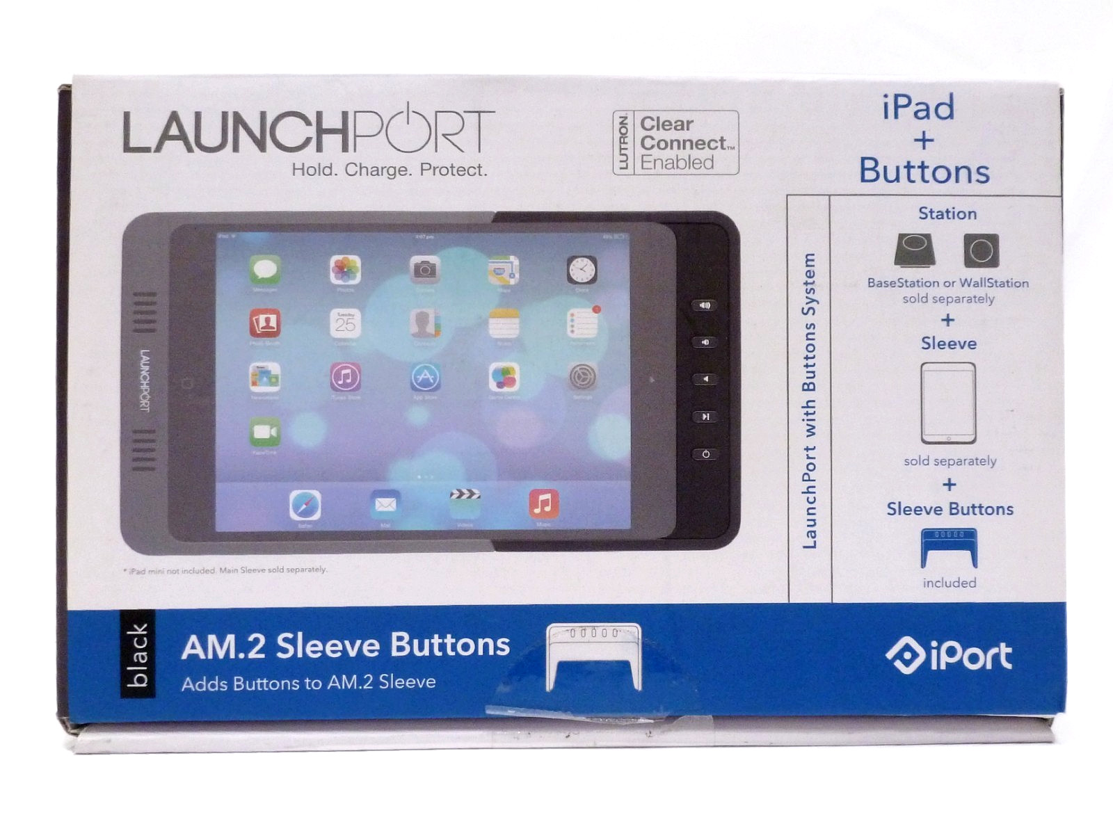 NEW iPort LaunchPort AM.2 Sleeve Buttons Black Add-On Button Kit for AM.2 Sleeve
