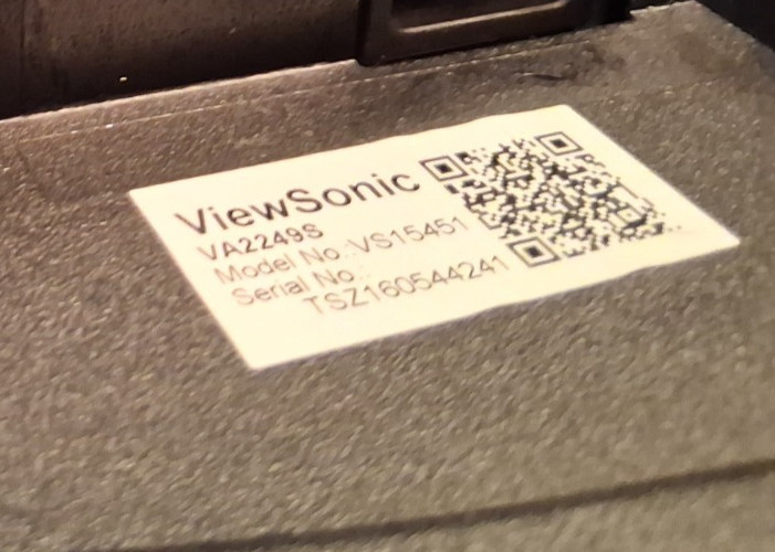 ViewSonic VA2249S widescreen 21.5″ LED-backlit LCD Monitor VS15451 – 1920 x 1080
