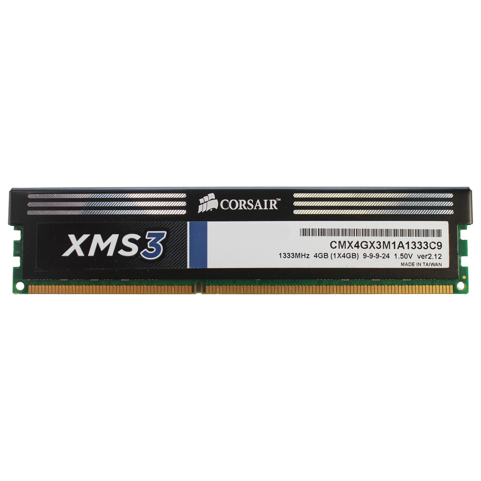 Corsair XMS3 8GB (2 x 4GB) 1333MHz DDR3 240-pin Desktop RAM | CMX4GX3M1A1333C9