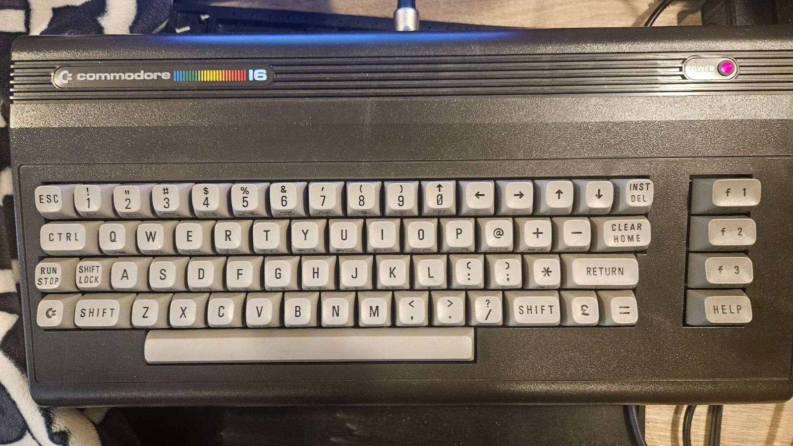 Commodore 16 C16 Computer – Tested to Boot Up – with modern power supply