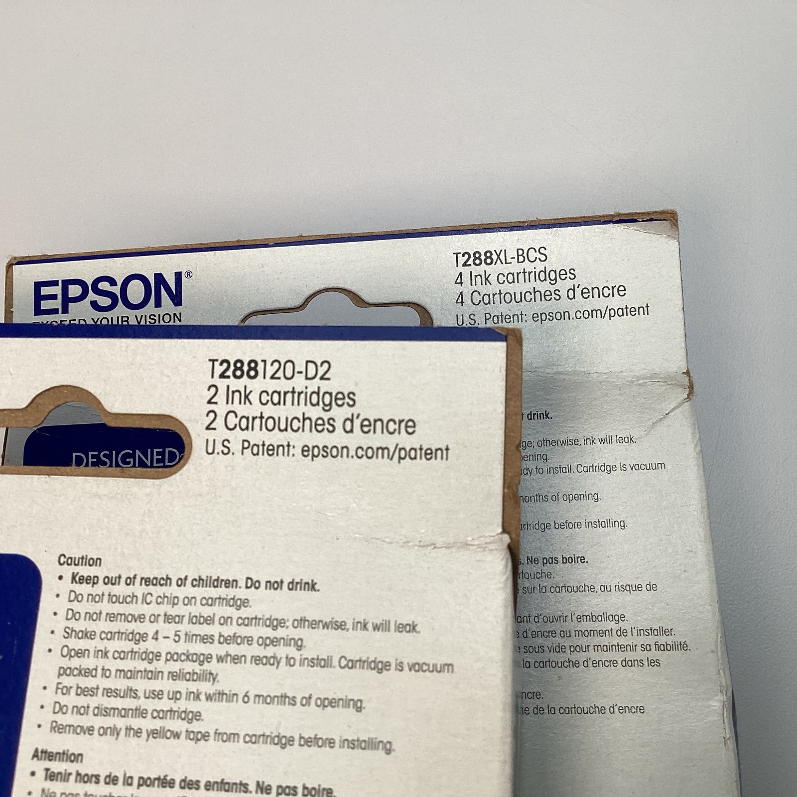 Lot of 6 Genuine Epson 288 & 288XL Ink Cartridges – Black & Color Combo Pack