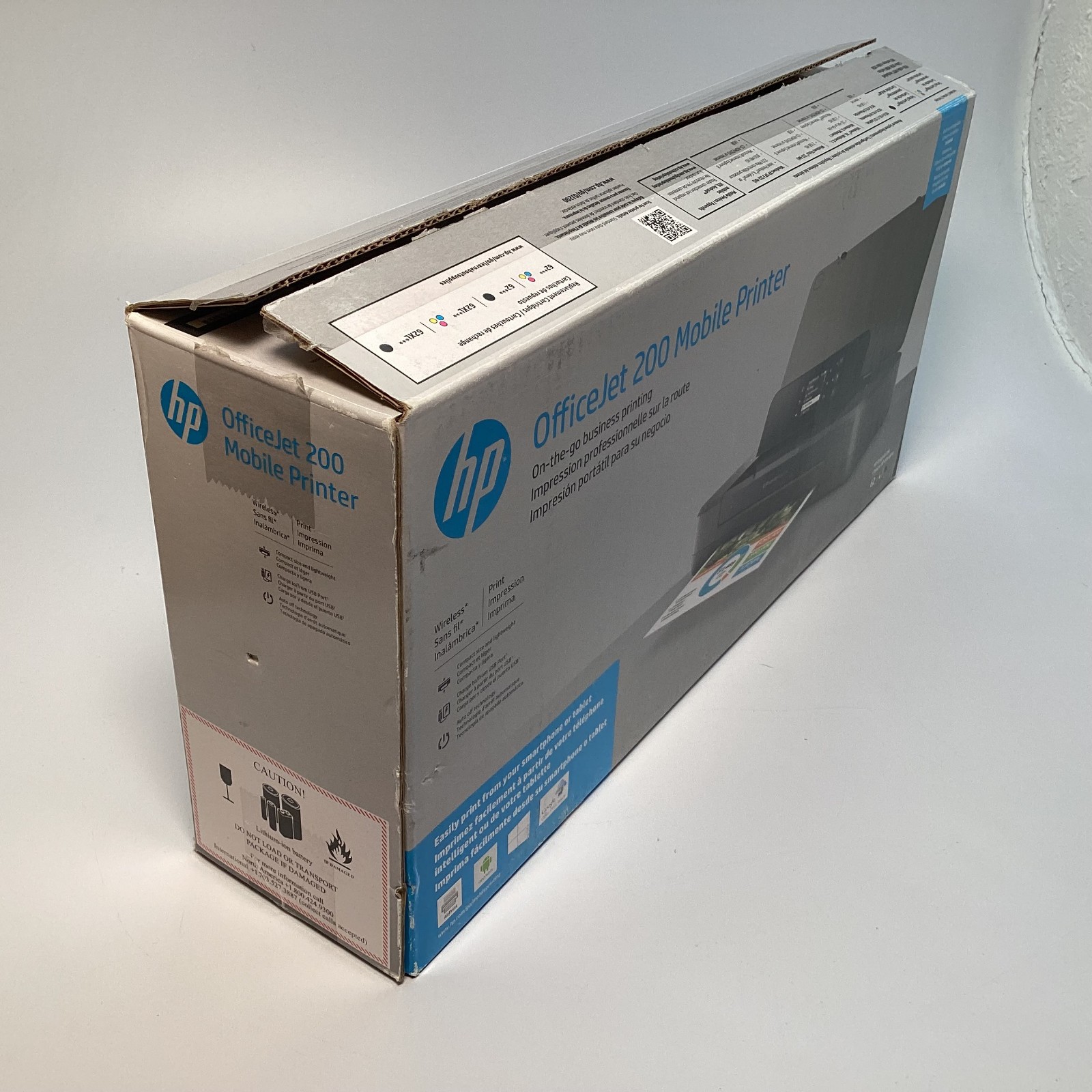 HP OfficeJet 200 Mobile Printer CZ993A Wireless Color Inkjet – New Open Box