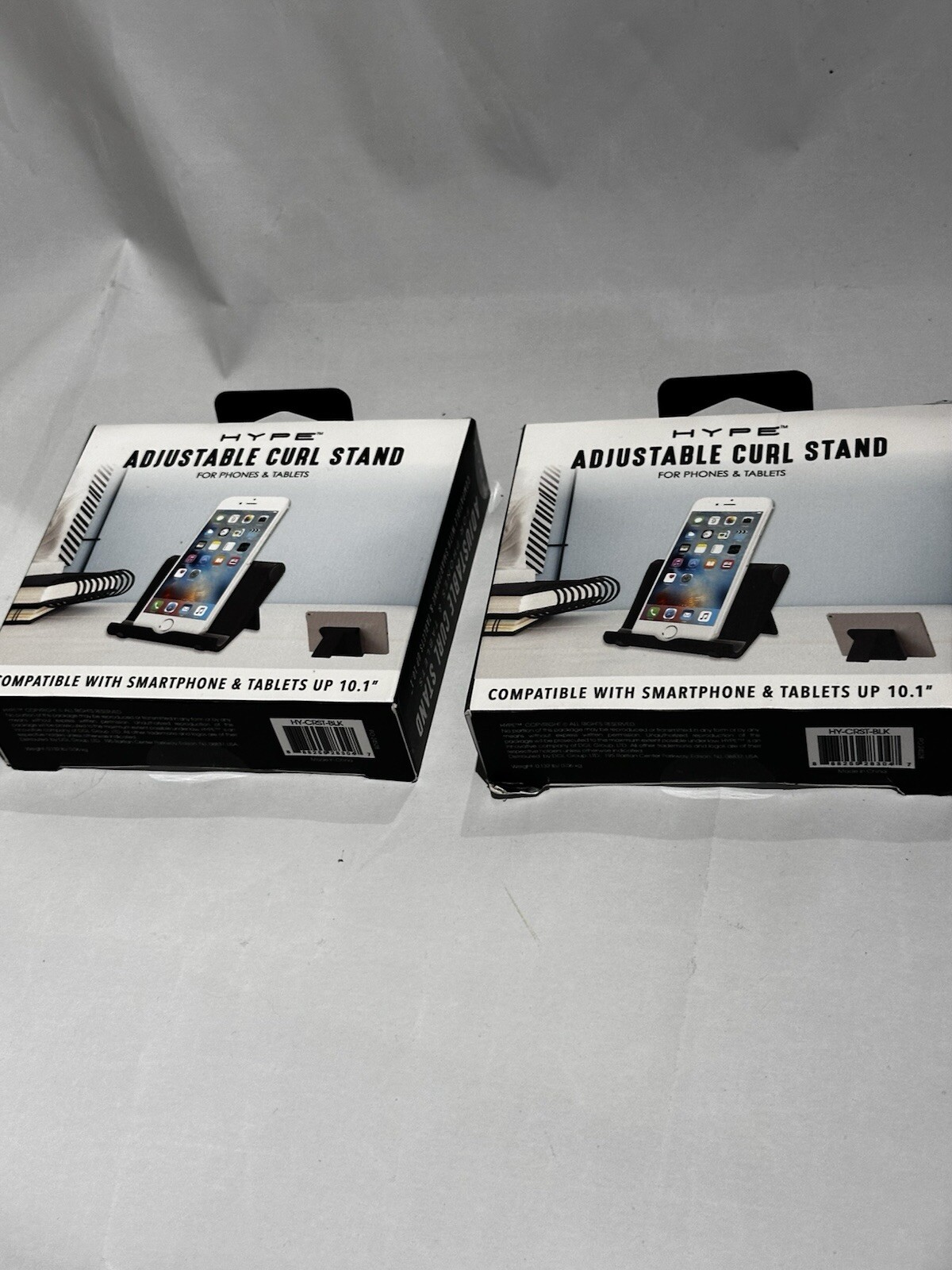 2 pcs Hype Adjustable Curl Stand for Phones and Tablets up to 10.1 inches