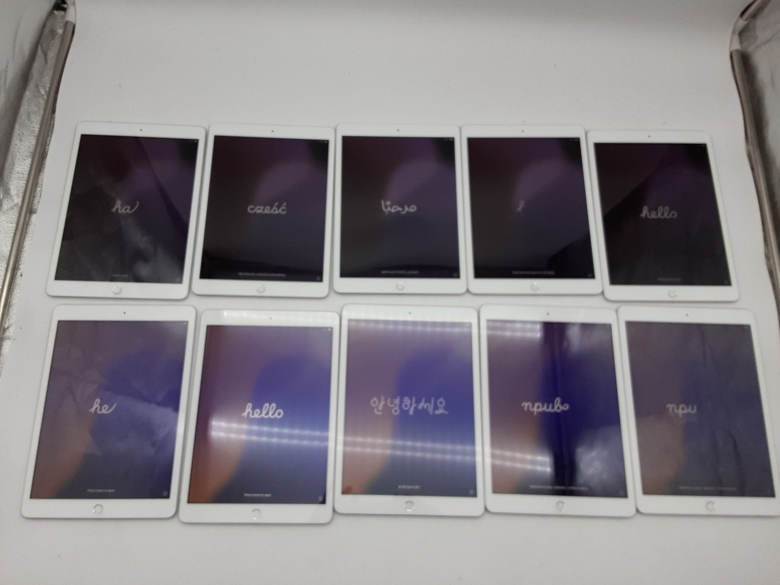 *LOT OF 10* Apple iPad 7th Gen A2197 | 32GB | Silver | WiFi Only | See Desc