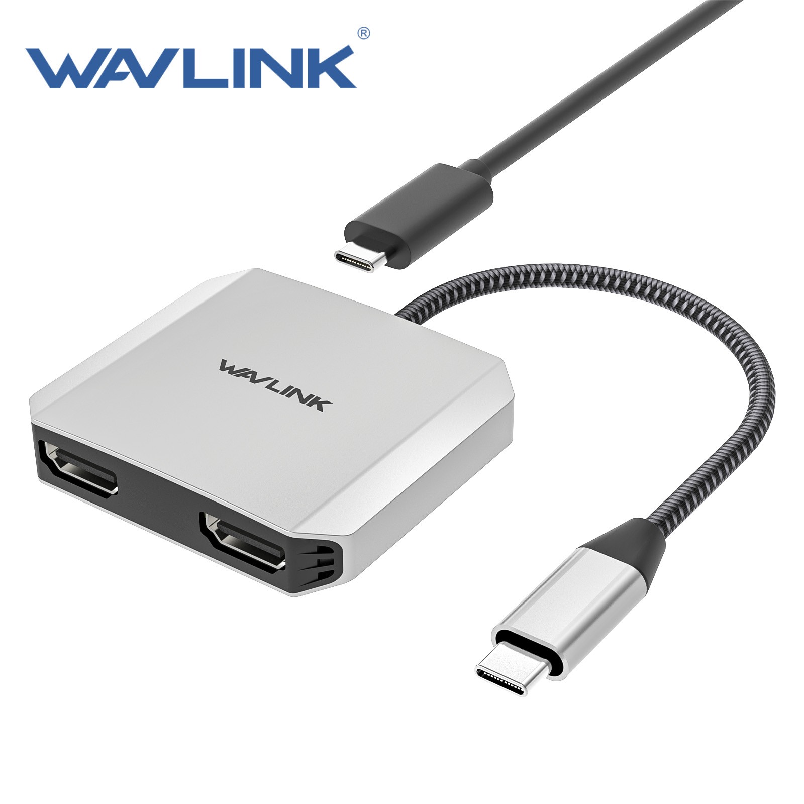 USB-C to Dual HDMI | HDMI + DisplayPort Adapter 4K 60Hz Multi Monitor Converter