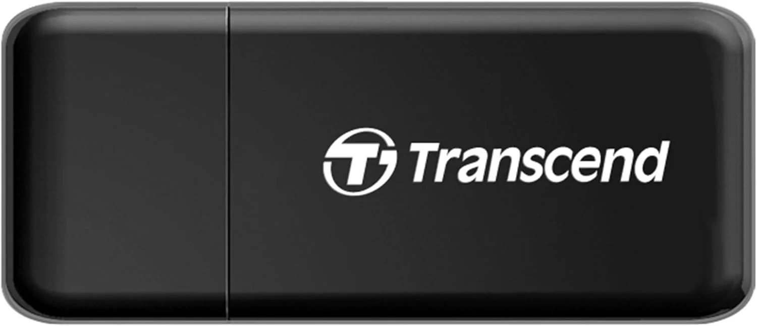 Transcend RDF5 USB3.1 Type-A SD Card Reader for Laptop/Windows/PC/Computer, 2 in