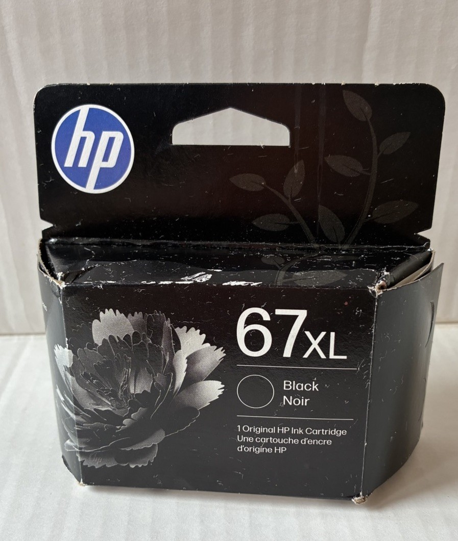 HP 67XL High Yield Black Original Ink Cartridge, ~240 pages, 3YM57AN#140