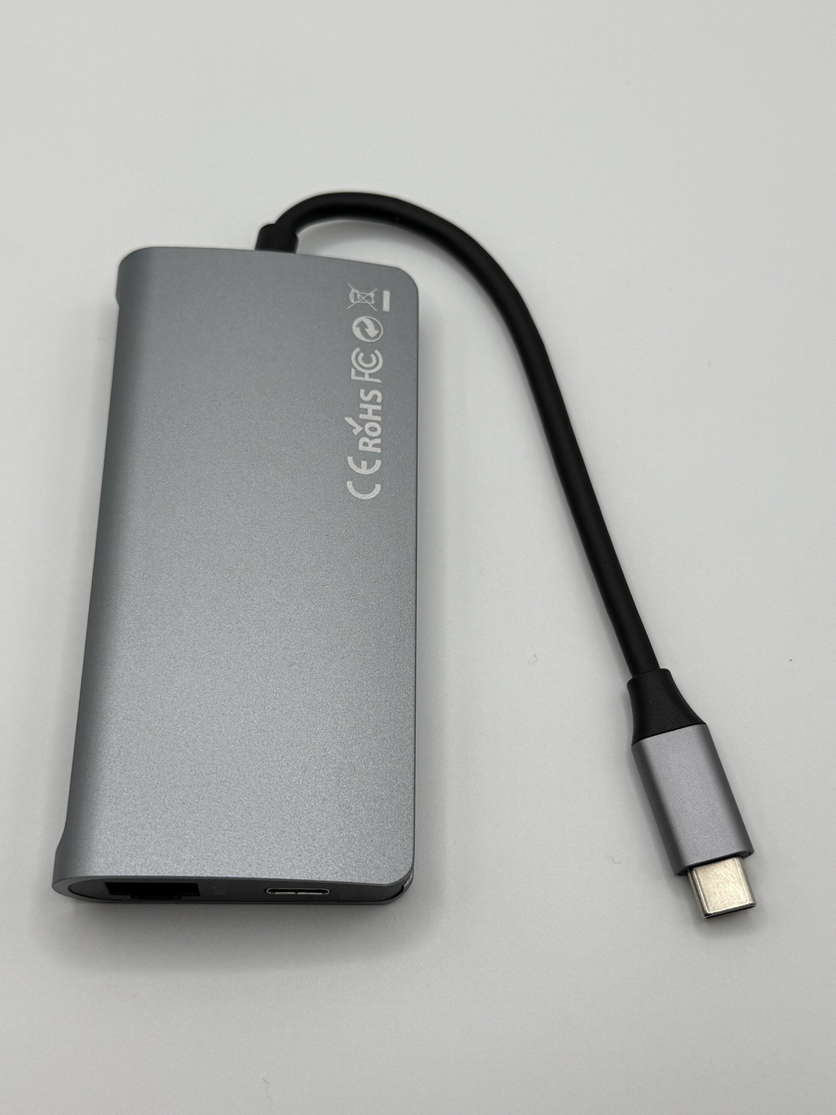 Goldenram USB-C Multiport Adapter USB 3.0 ×3 HDMI Micro SD PD 3.0 RJ45 NEW