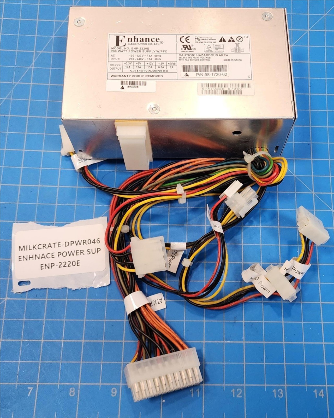 Enhance NP-2220E 200W Low Profile Switching Computer Power Supply