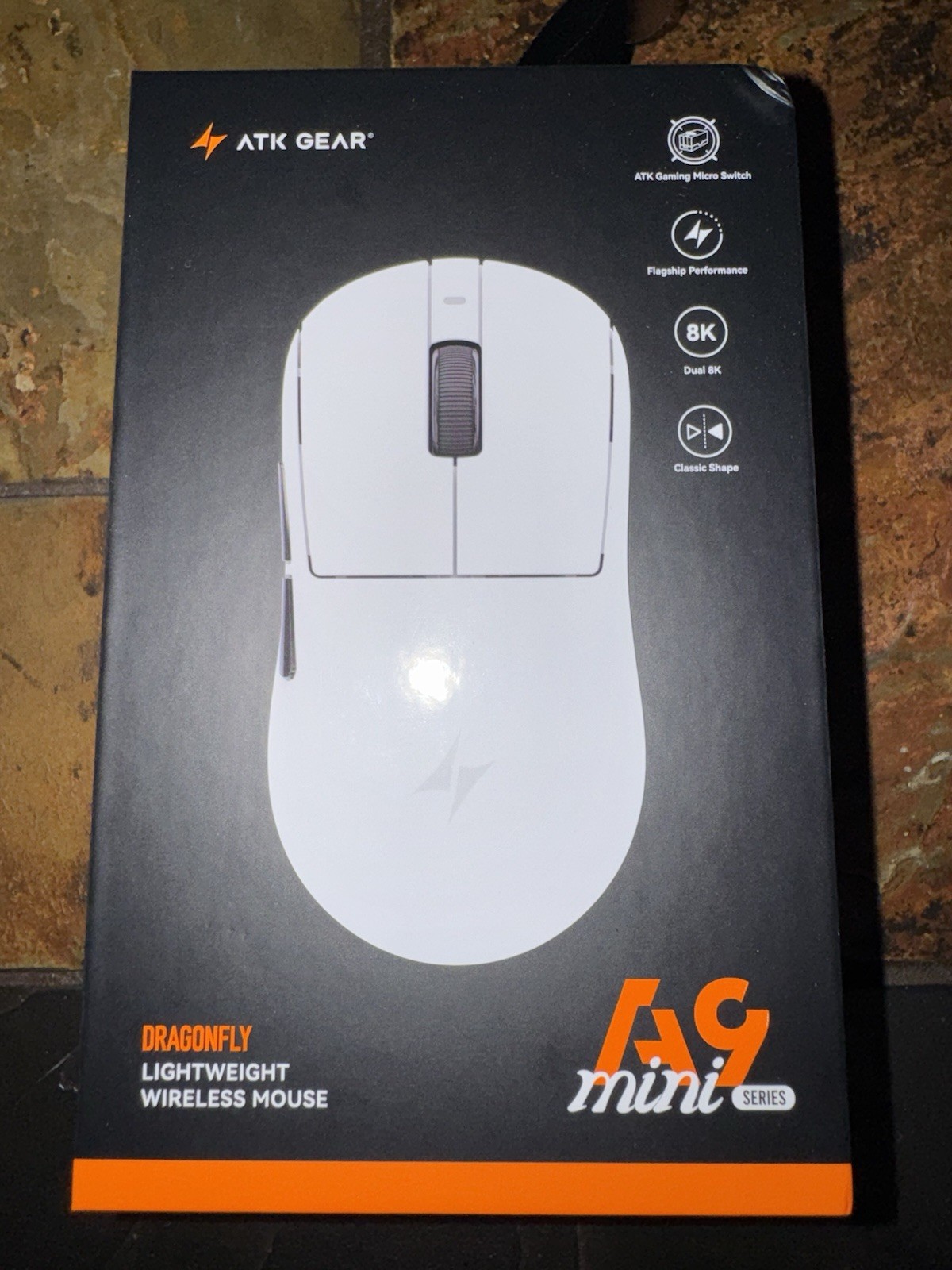ATK Gear A9 Mini+ Wireless Gaming Mouse PAW3955 Sensor Ultra Lightweight 8K