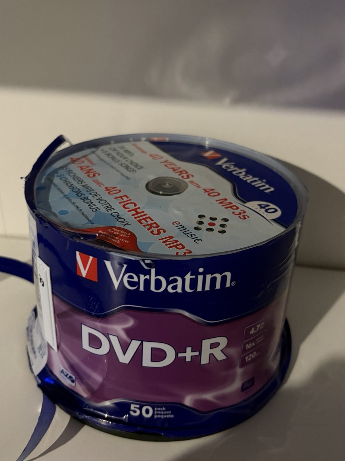 Verbatim AZO DVD-R 16X 4.7GB 50-Pack Spindle