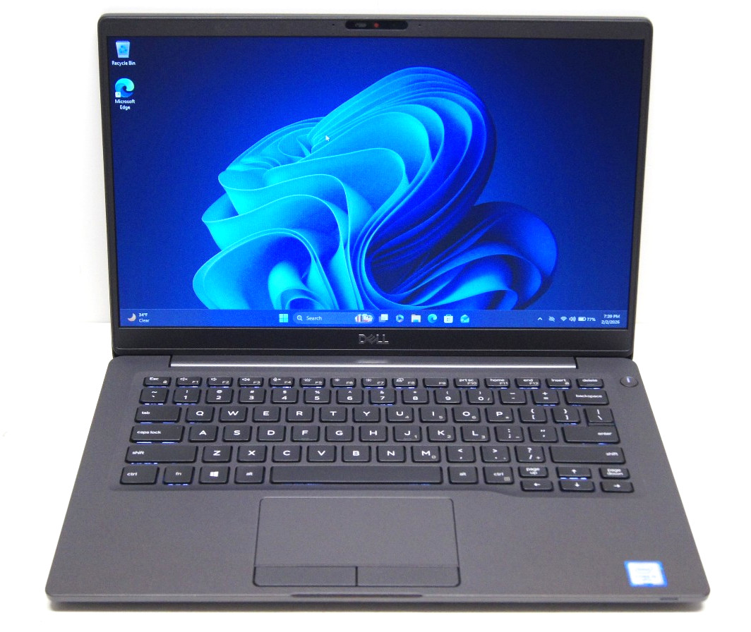 Dell Latitude 7400 Laptop 14″ Core i5-8365u 16GB, New 256GB SSD Win 11 Pro GRD A