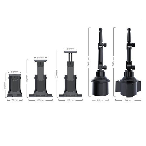 Universal Car Mount Car Cup Holder Phone Stand For 4.7-12.9″ iPhone iPad Tablet