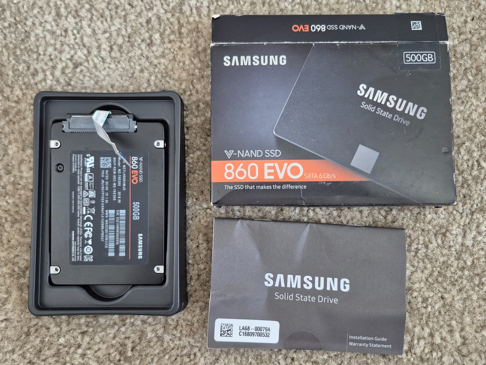 MZ76E500 hard drive Samsung Nand SSS Evo 8 500gb 2018 laptop parts