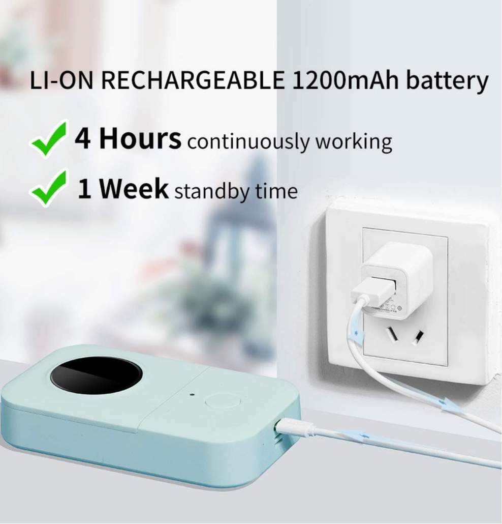 Phomemo D30 Mini Label Maker with Tape Easy-to-Use Thermal Sticker Paper Printer