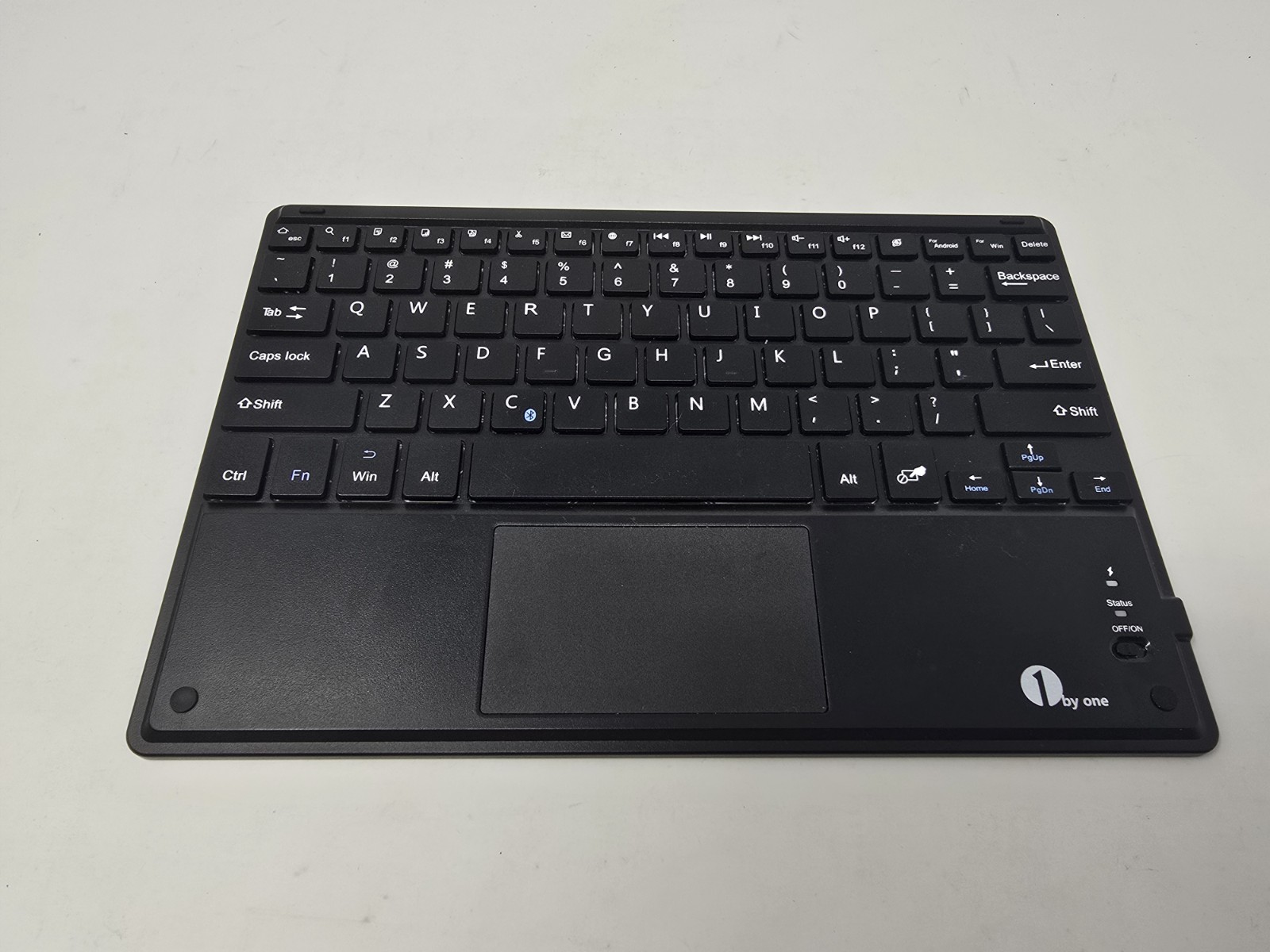 1byone Bluetooth Multi-Function Compact Keyboard With Touchpad PC Tablet Phone
