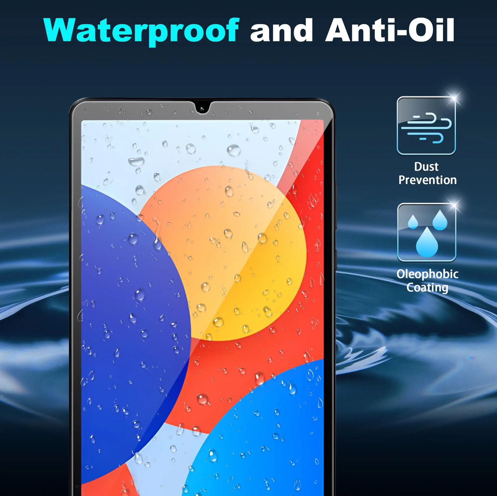 2PCS Redmi Pad SE 4G (8.7 Inch) 2024 Tempered Glass Film Cover Screen Protector