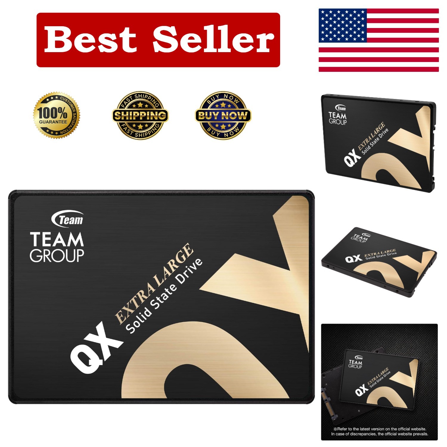 Quantum 1TB 2.5 Inch SSD – Ultimate 560MB/s Read Speed for Fast Data Transfers
