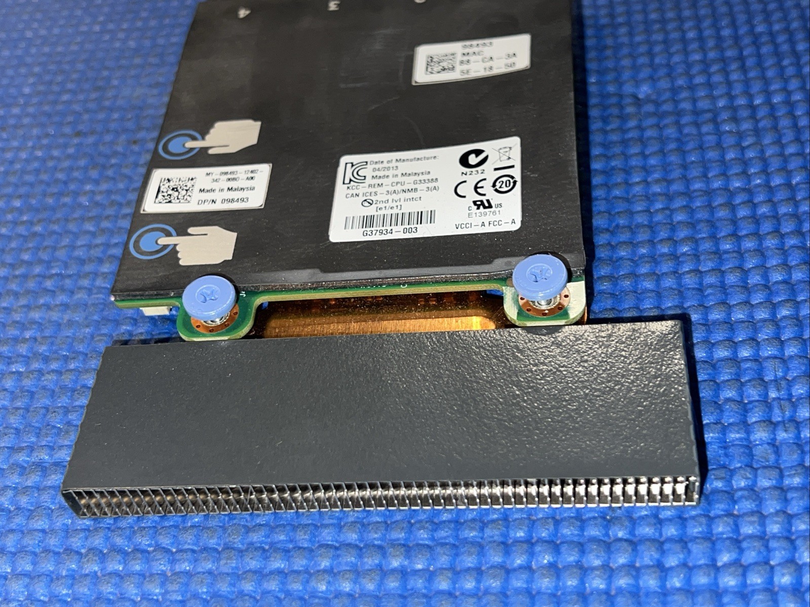 98493 Dell X540 4-Port 10Gbps PCI-Express RJ-45 Network Daughter Card 098493