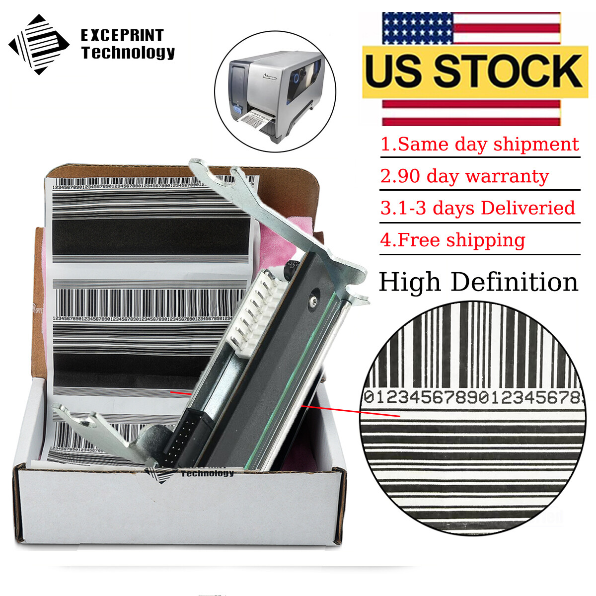 ✅Printhead for Honeywell PM42 PM43 203dpi Thermal Printer 710-129S-001 US STOCK✅