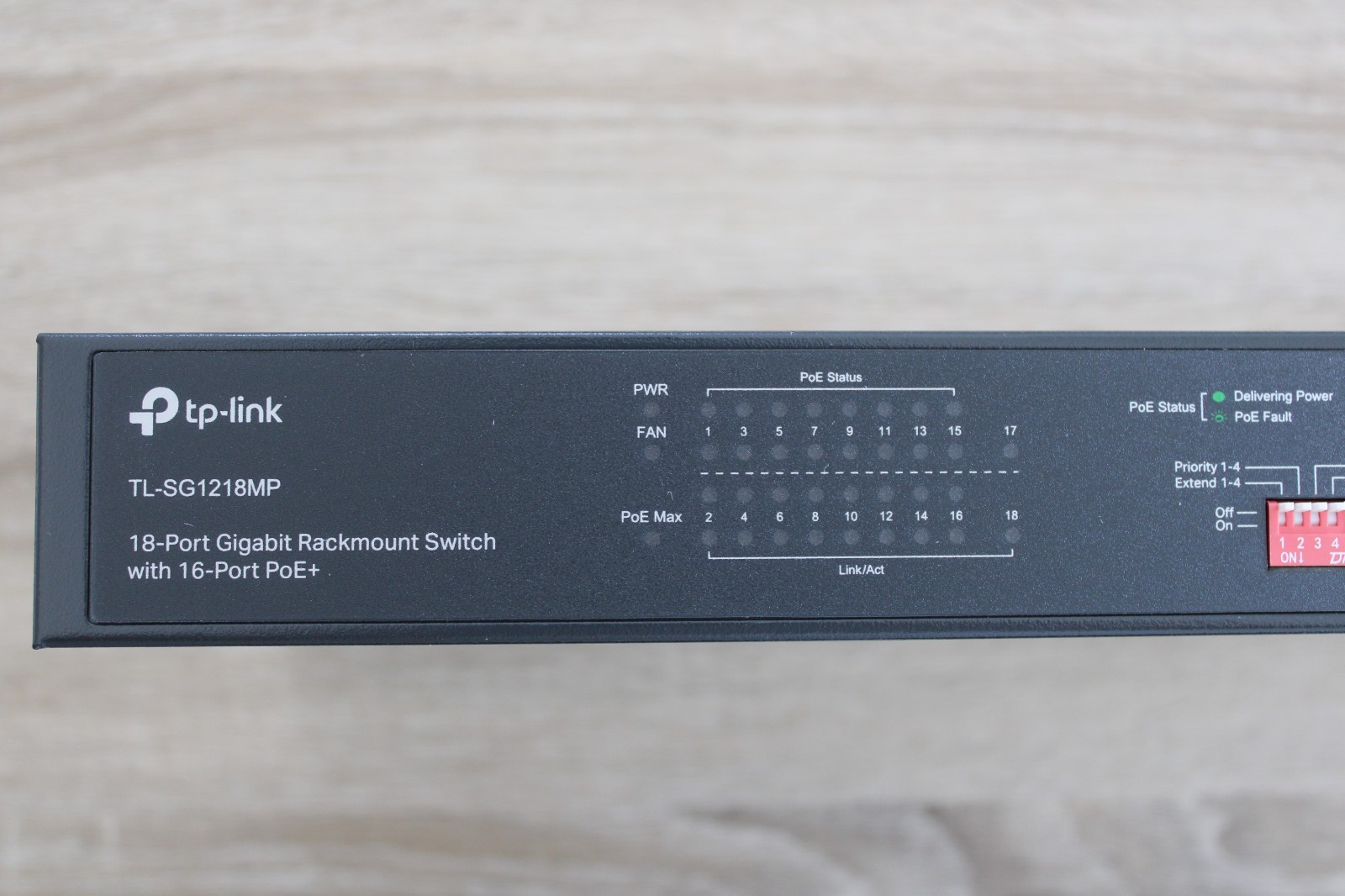 TP-Link TL-SG1218MP 16 Port Gigabit PoE Switch 16 PoE+ Ports @250W – 2 SFP Slots