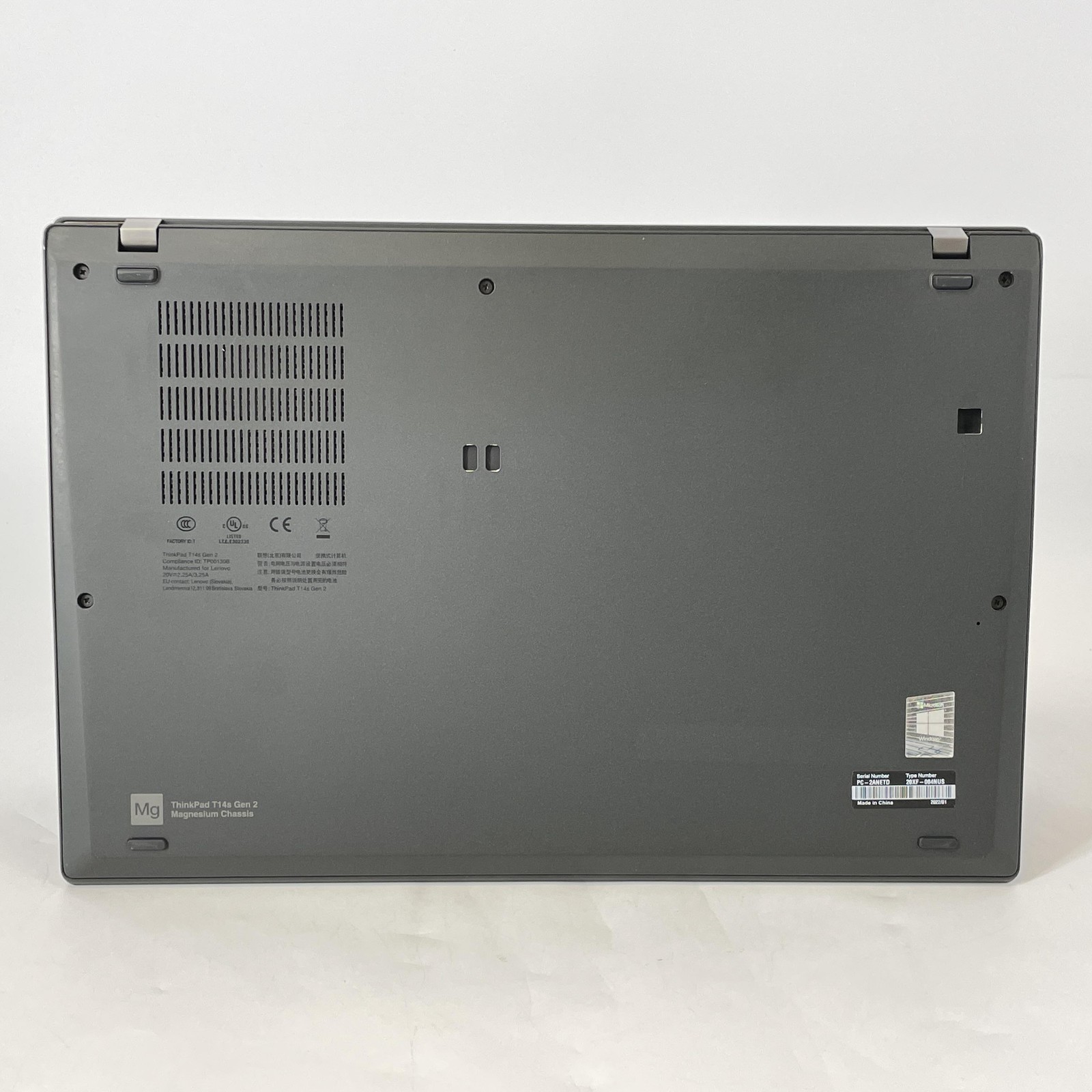 Lenovo ThinkPad T14s Gen 2 Black FHD 2.3GHz Ryzen 5 PRO 5650U 8GB 256GB SSD Good