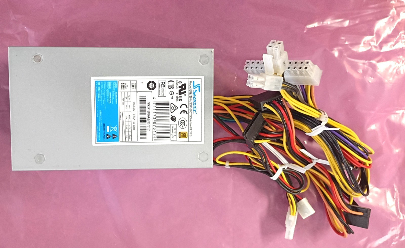 Seasonic SSP-300TGS 80+ Gold ATX 12V Compact Desktop TFX power supply Unit, PSU