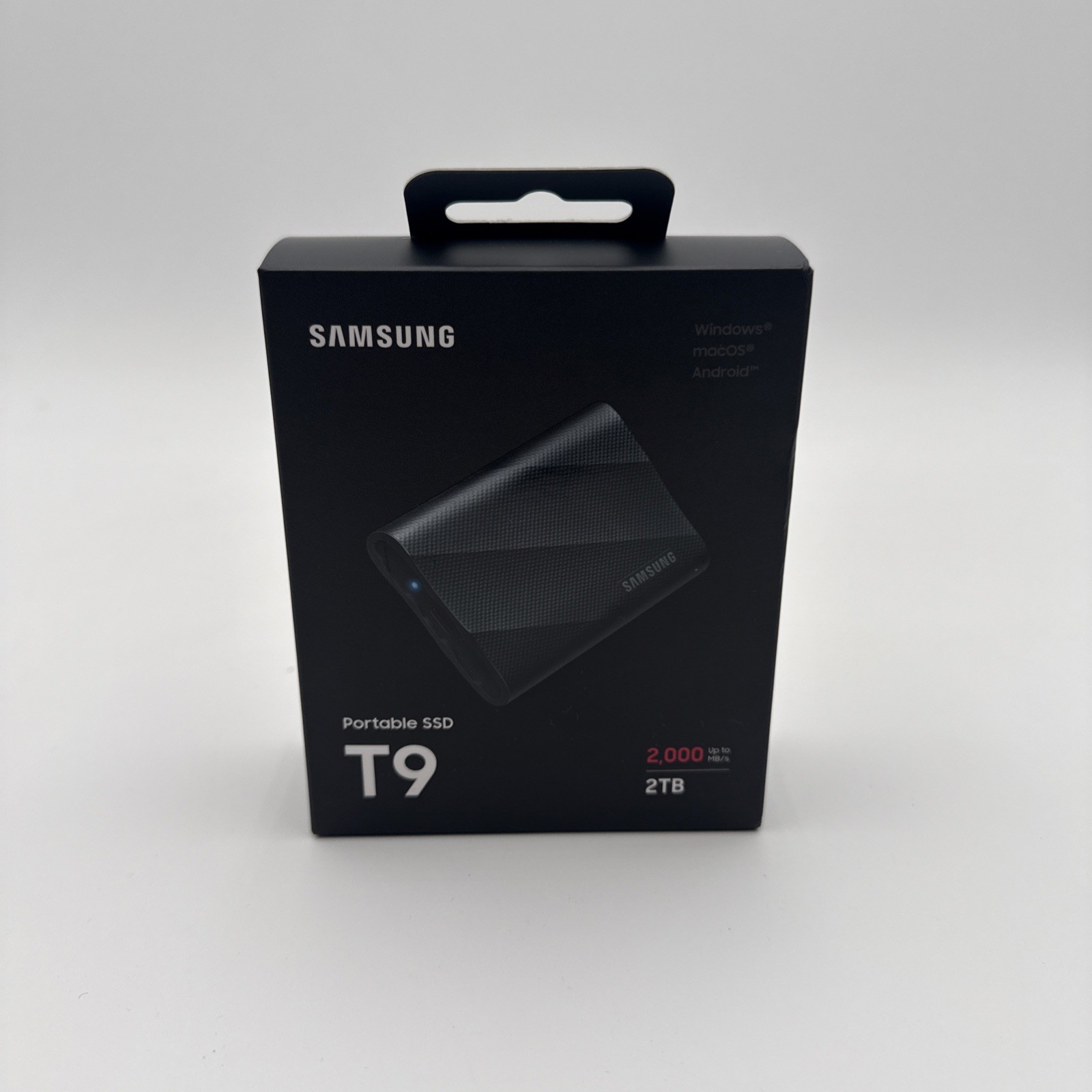 Samsung T9 Portable SSD 2TB USB-C 3.2 Gen 2×2 2000MB/s External Drive Black New