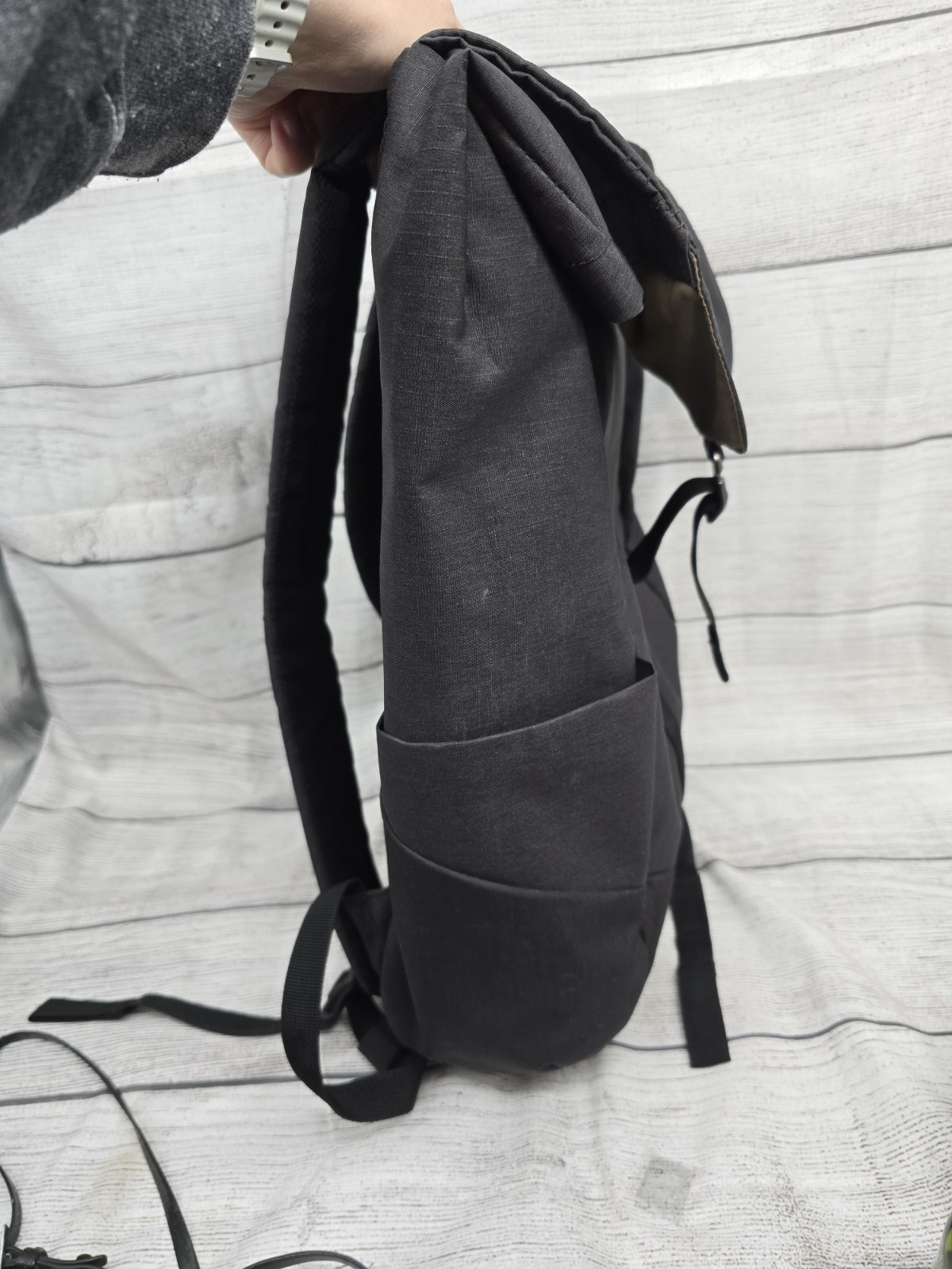 Thule Lithos Unisex Backpack 16L Black/green Laptop Bag
