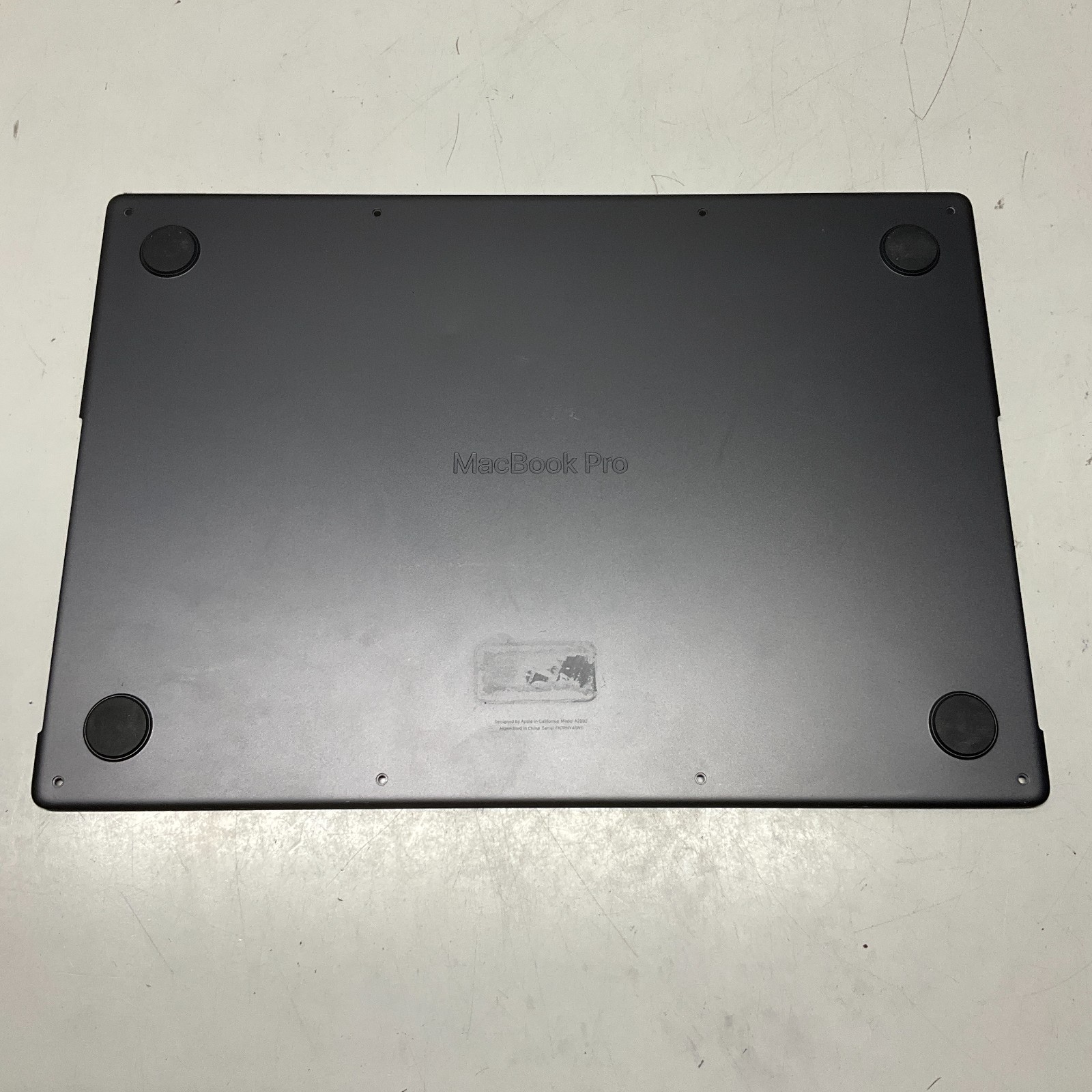 Genuine MacBook Pro 14″ A2992 Space Black Back Bottom Cover A Grade 2023 0042