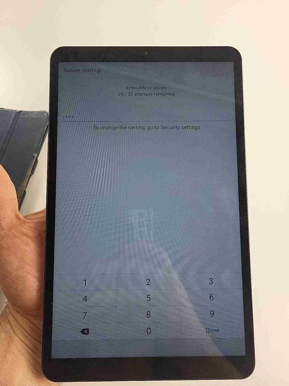 T-Mobile LG Gpad 5 10.1 Tablet Silver LM-T600TS – Unknown Password