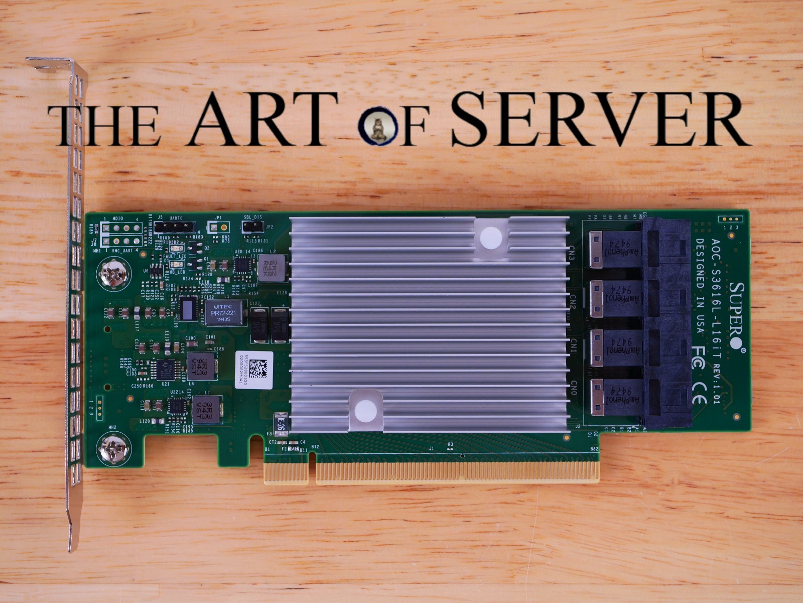 Supermicro AOC-S3616L-L16iT 12Gbps SAS-3 PCIe 3.0 x16 HBA P24 IT mode ZFS Unraid