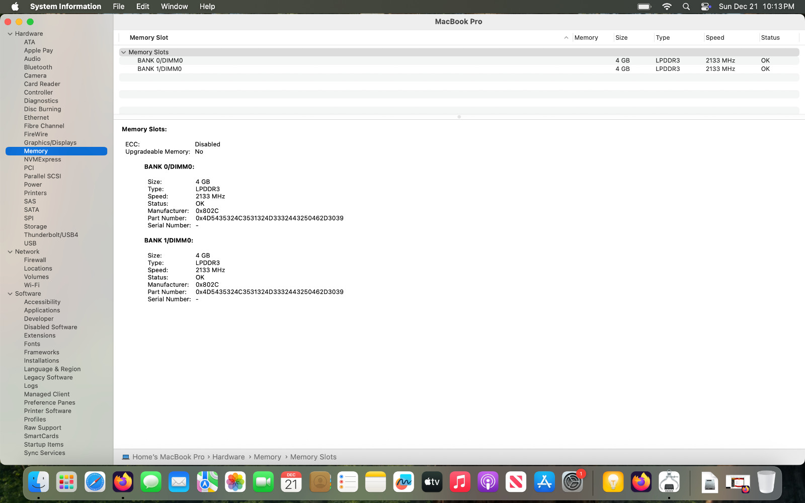 Apple MacBook Pro 13.3 in Intel i5 2.90 GHz, 256 GB 8 GB (A1706) 4 Thunderbolt