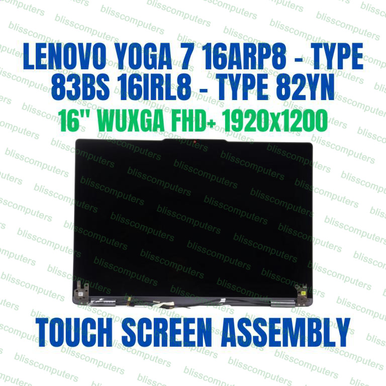 Lenovo Yoga 7 16IAP7 82QG 16″ Display Touch Screen Assembly Arctic Grey