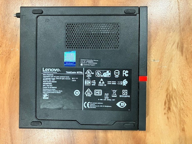 Lenovo ThinkCentre M720q Micro i5-8400T 2.2GHz 16GB RAM 512GB SSD Windows 11 Pro
