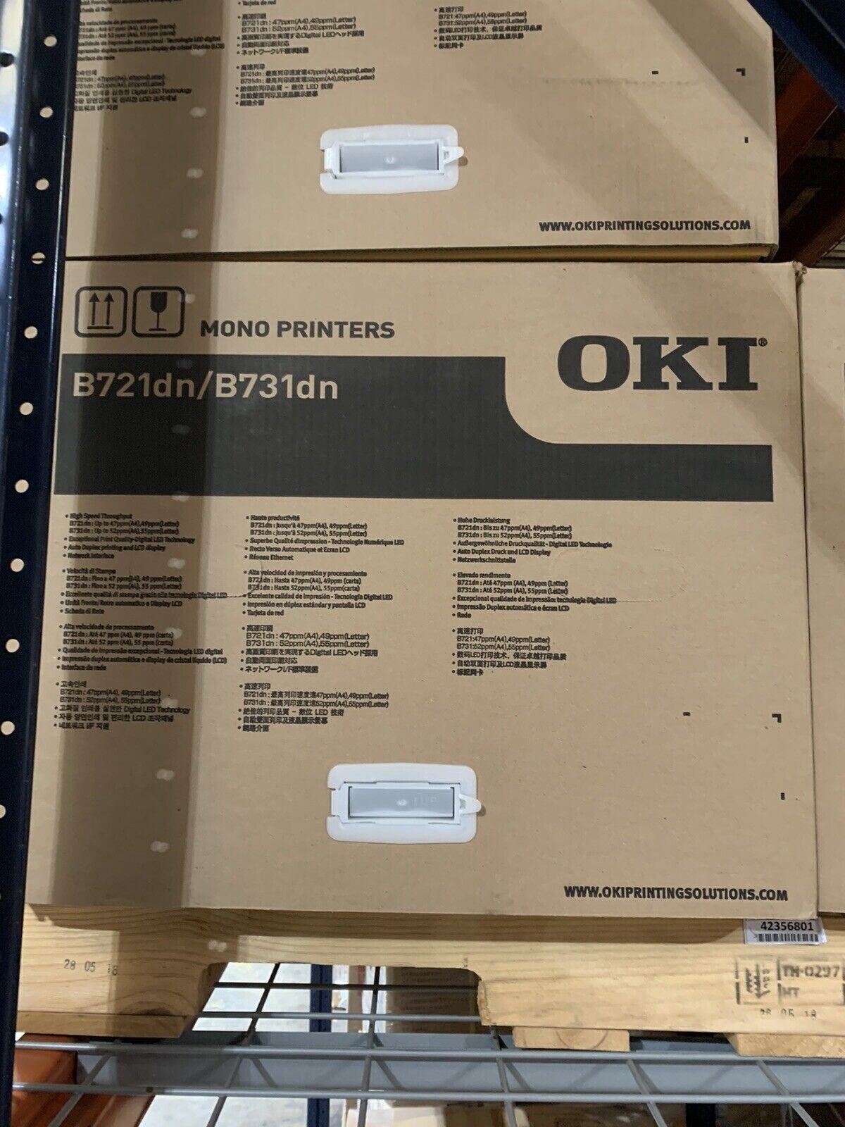 NEW OKI B731dn Monochrome Laser Printer 1200 x 1200 dpi 55PPM Duplex – 62442101