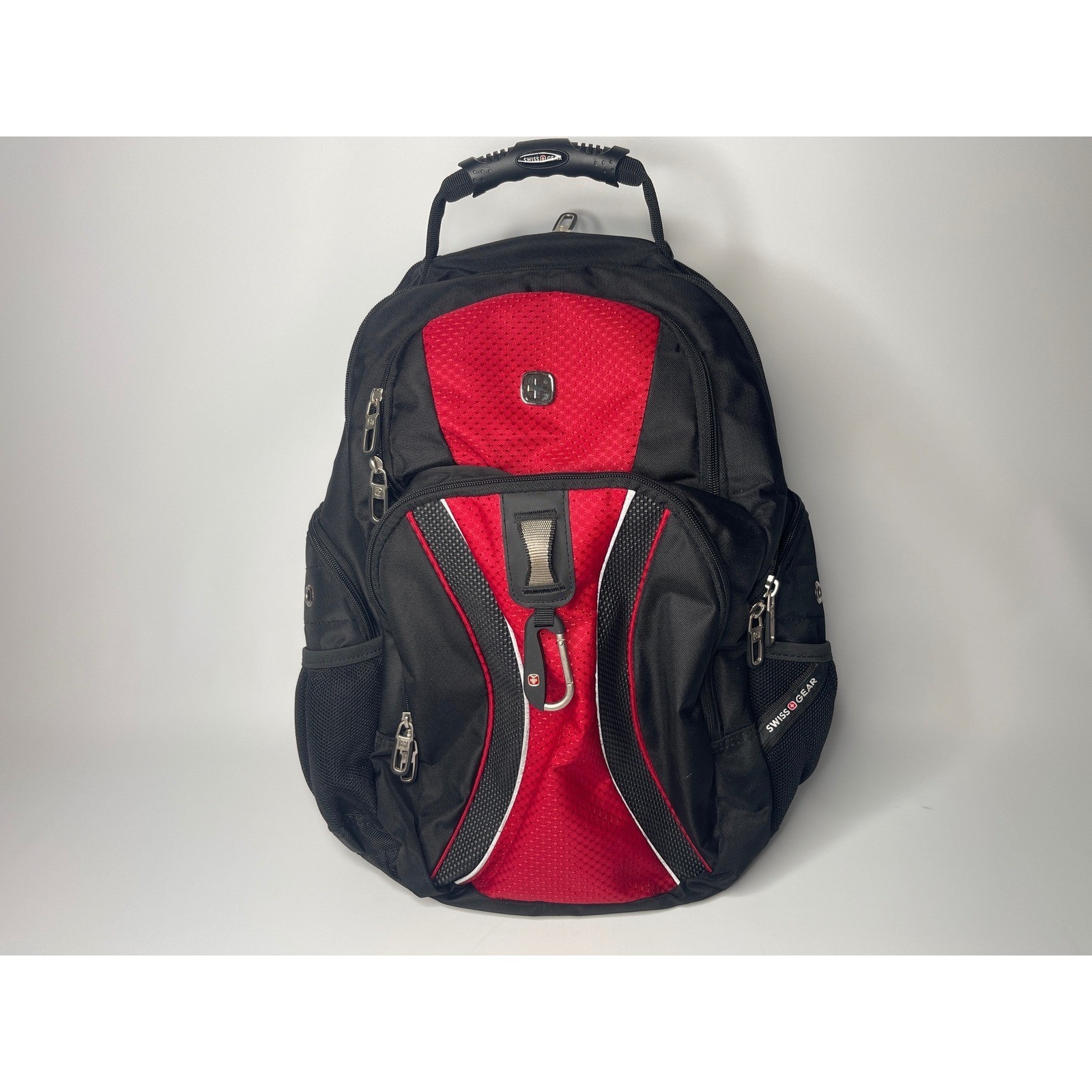 SwissGear 90 ScanSmart Laptop Backpack Red and Black