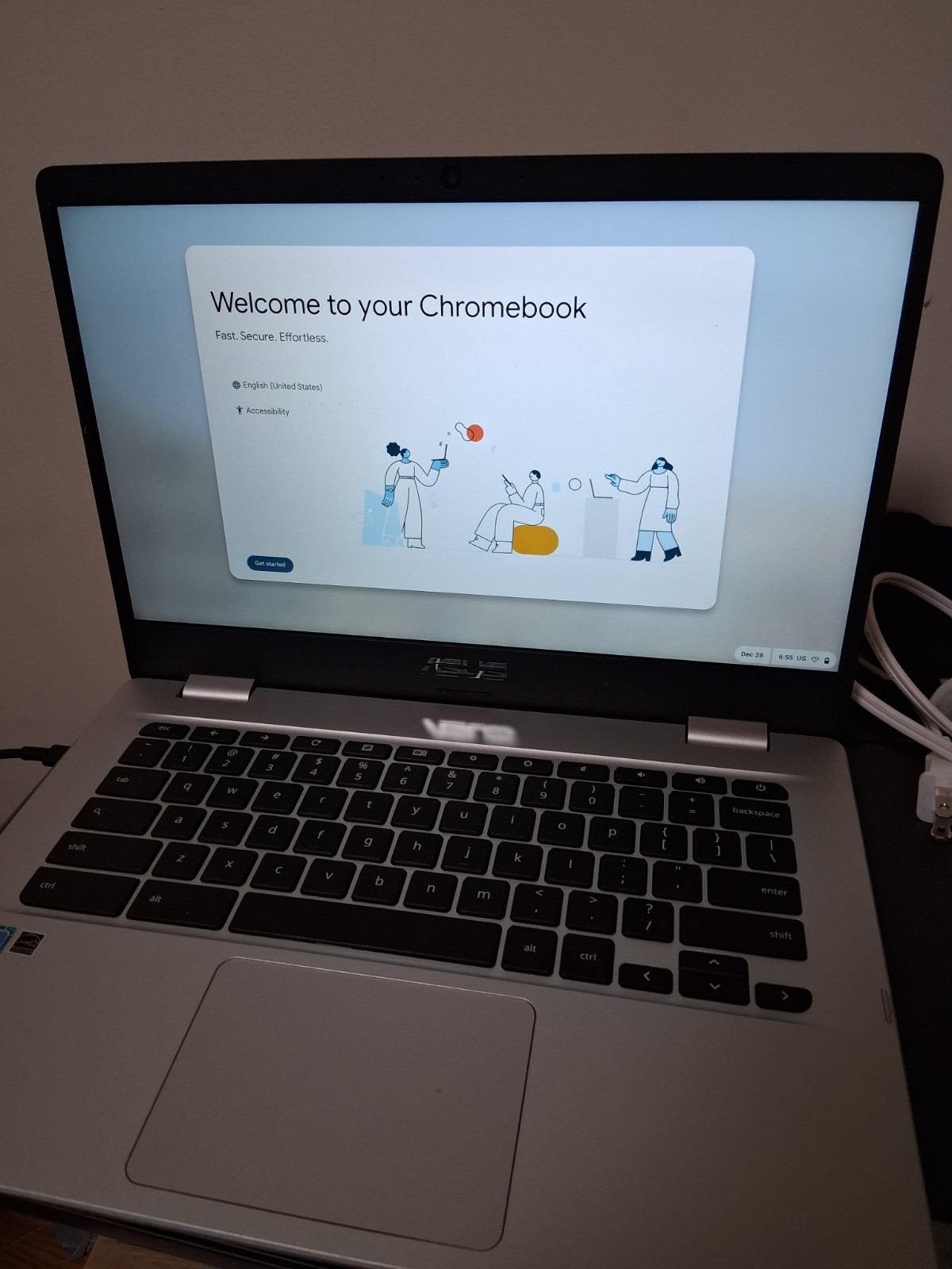 Asus Chromebook C424MA-WH44F – Full HD – Intel Celeron N4020 4GB 64GB