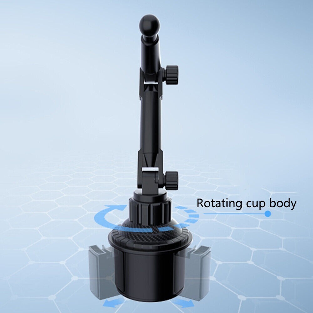 Universal Car Mount Car Cup Holder Phone Stand For 4.7-12.9″ iPhone iPad Tablet