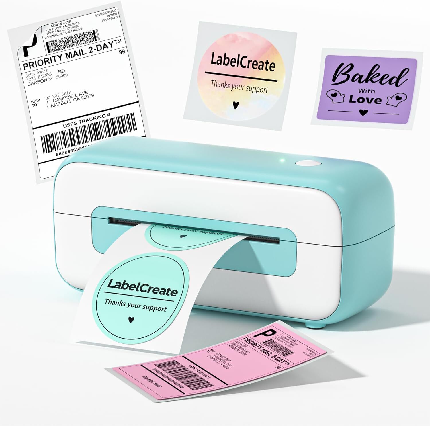 Phomemo USB Shipping Label Printer 4×6 Thermal Barcode Desktop Printer Label Lot
