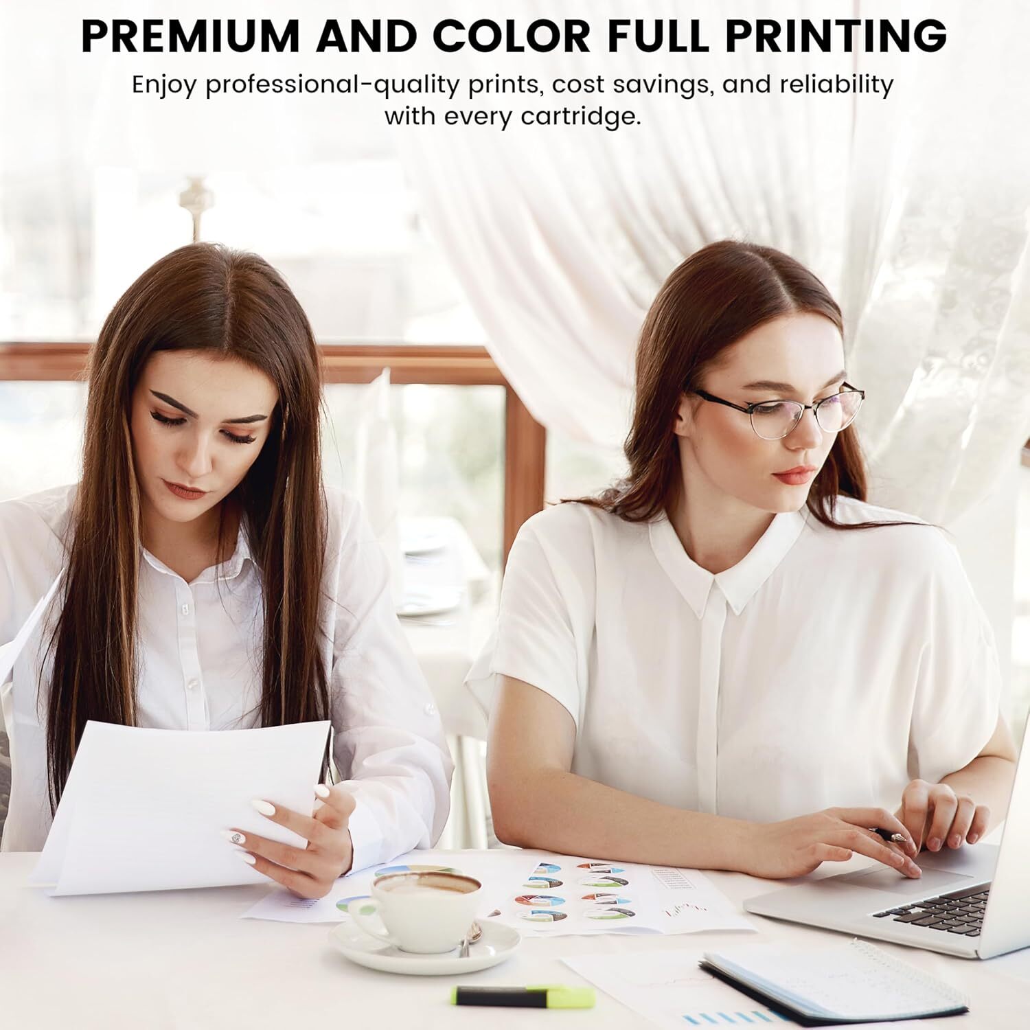 Replacement HP 61XL Ink Cartridges Black Color With New Chip